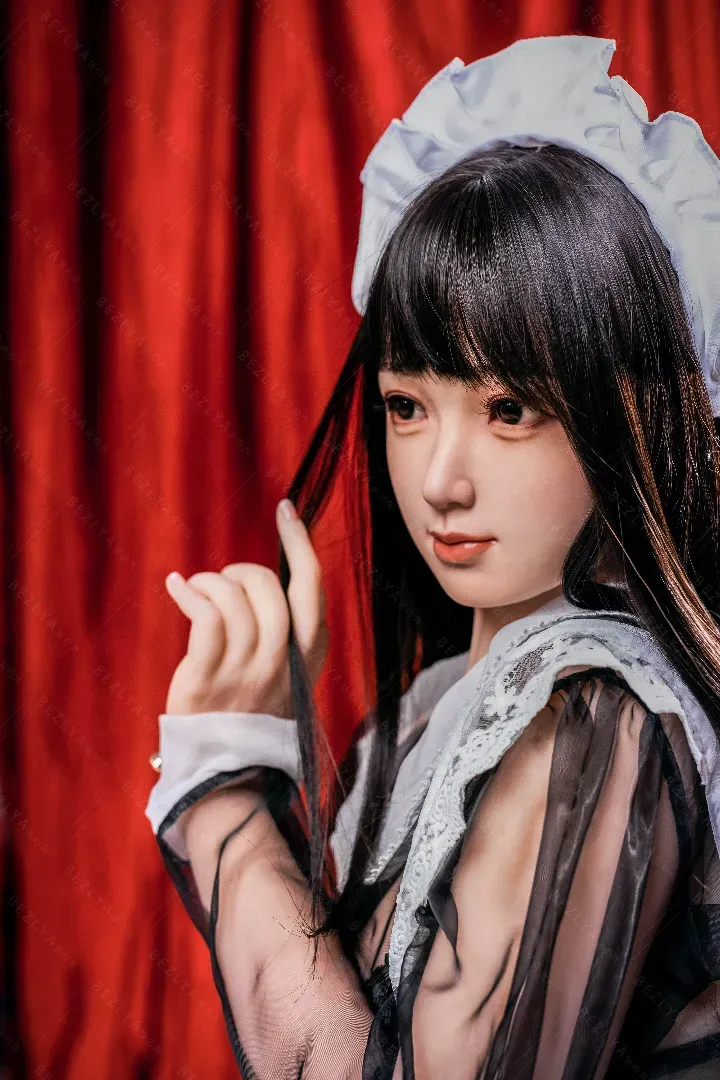 155cm (5ft1) G-Cup Realistic Silicone Head + TPE Body Hybrid Sex Doll Diedou, Head Diedou
